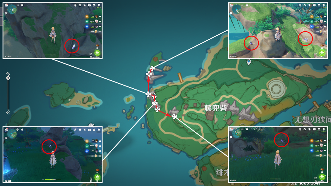 《原神》3.8晶化骨髓分布图