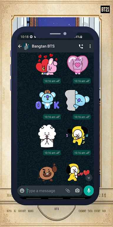 BT21贴纸表情包app最新版下载