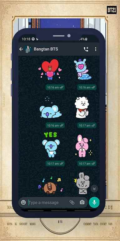 BT21贴纸表情包app最新版下载
