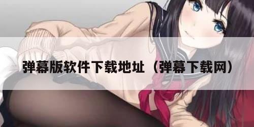 弹幕版软件下载地址（弹幕下载网）