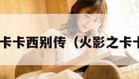 火影之卡卡西别传（火影之卡卡西bg）