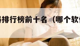 歌曲播放器排行榜前十名（哪个软件听歌最全免费）