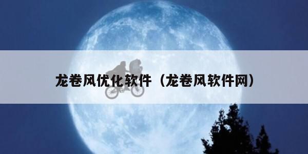 龙卷风优化软件（龙卷风软件网）
