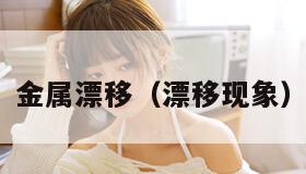 金属漂移（漂移现象）