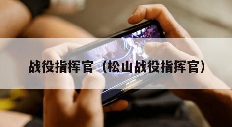 战役指挥官（松山战役指挥官）