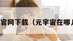 元宇宙官网下载（元宇宙在哪儿下载）